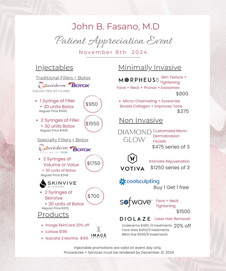 2024 Annual Patient Appreciation Event Specials